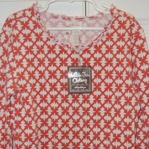 NWT Matilda Jane Girl's Long Sleeved Shirt Size 12 Gorgeous Detail!